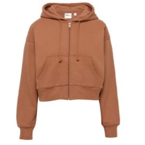 Aritzia TNA Terry Fleece Boyfriend Boxy Zip Hoodie